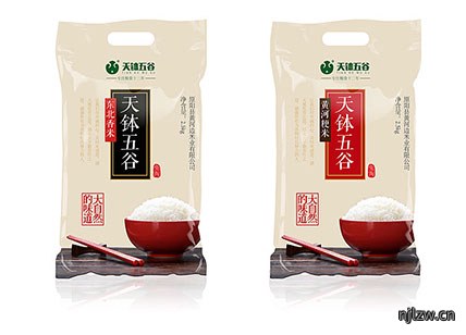 东北香米包装袋设计