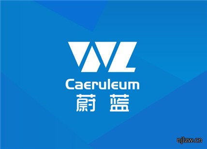 蔚蓝新能源行业标志设计案例