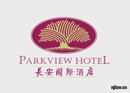 长安国际酒店标志设计