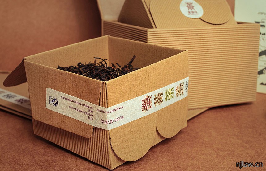 生态茶茶饼包装盒设计