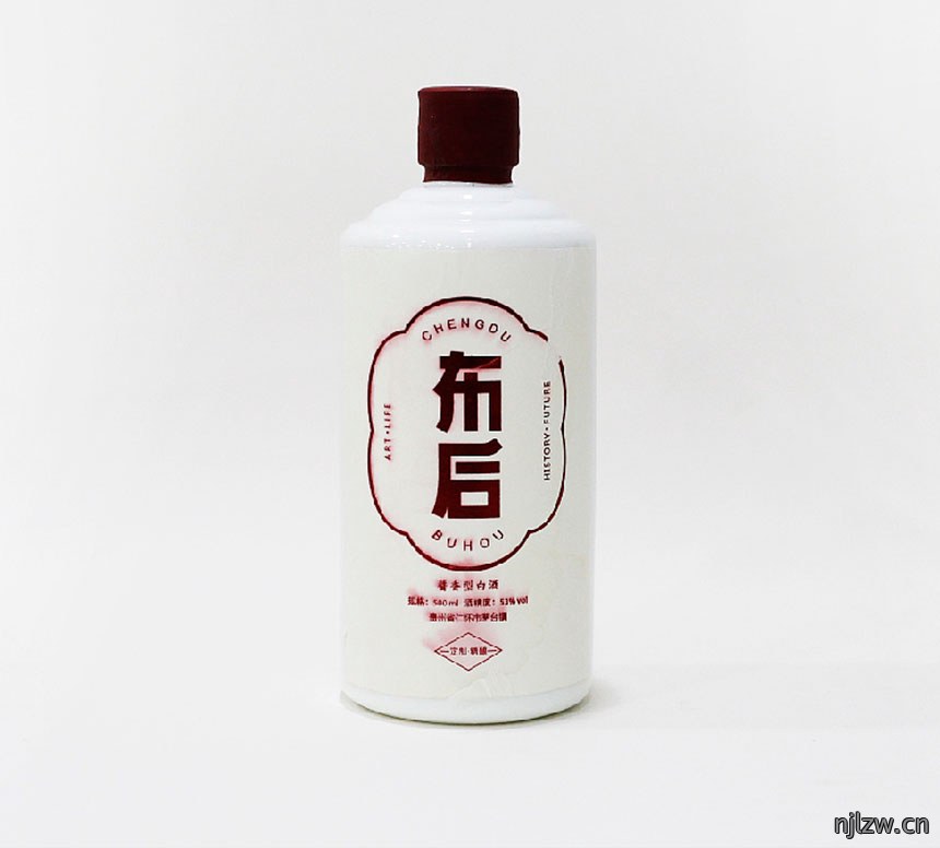 古典布后布袋白酒包装盒设计案例