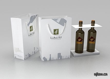 高端红酒手挽袋设计欣赏