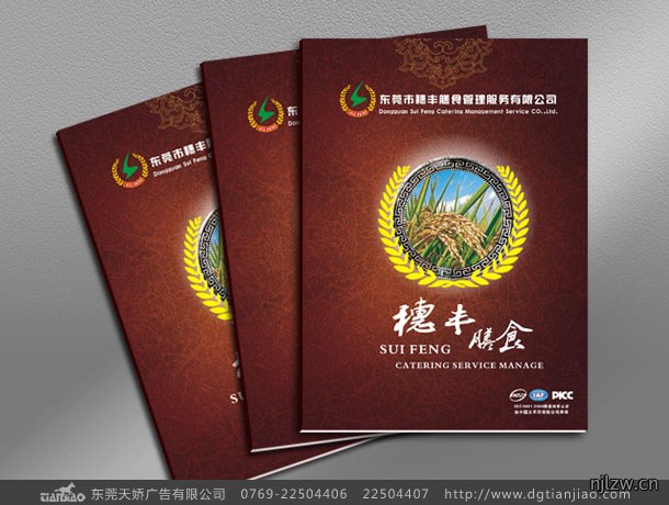 吕众网膳食画册设计制作案例-东莞天娇广告公司