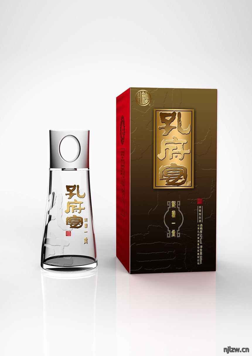 孔府白酒礼盒包装设计欣赏
